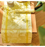 Le Jacquard Français à l'orangerie yellow, 100% linnen tafelgoed