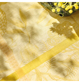 Le Jacquard Français à l'orangerie yellow, 100% linnen tafelgoed