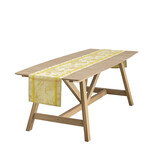 Le Jacquard Français à l'orangerie yellow, 100% linnen tafelgoed