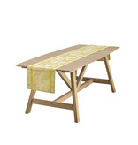 Le Jacquard Français à l'orangerie yellow, 100% linnen tafelgoed