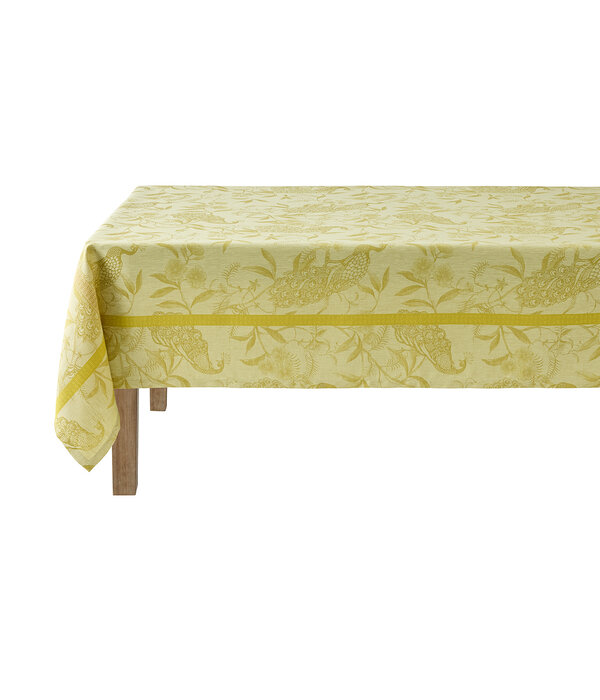 Le Jacquard Français à l'orangerie yellow, 100% linnen tafelgoed