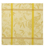 Le Jacquard Français à l'orangerie yellow, 100% linnen tafelgoed