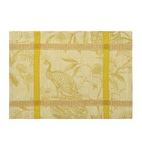 Le Jacquard Français à l'orangerie yellow, 100% linnen tafelgoed