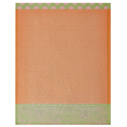 Le Jacquard Français wafel keukenhanddoek Salade d'été red