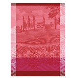 Le Jacquard Français theedoek Vignoble pink