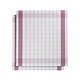 theedoek mixte halflinnen fuchsia (aubergine)