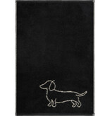 Cawö handdoekenlijn Teckels We Love Dogs zwart-beige 6248/93