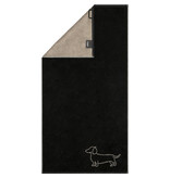 Cawö handdoekenlijn Teckels We Love Dogs zwart-beige 6248/93