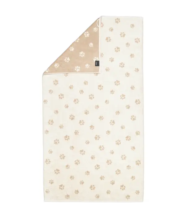 Cawö handdoekenlijn Teckels We Love Dogs natur-beige 6247/33