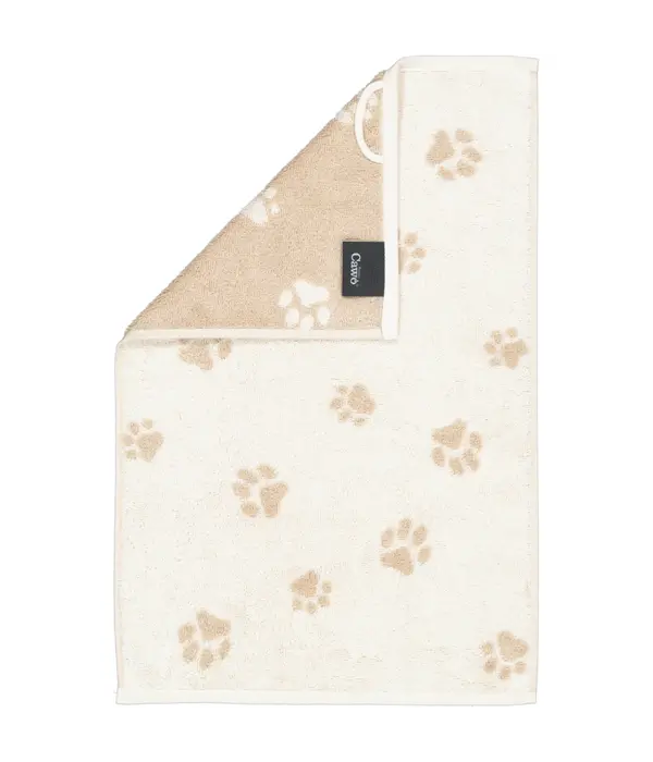 Cawö handdoekenlijn Teckels We Love Dogs natur-beige 6247/33