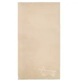 Cawö handdoekenlijn Teckels We Love Dogs natur-beige 6248/33