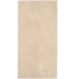 Cawö handdoekenlijn Teckels We Love Dogs natur-beige 6248/33