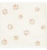 Cawö set van 3 kleine handdoekjes 30x30 cm Teckels We Love Dogs natur-beige 6249/33