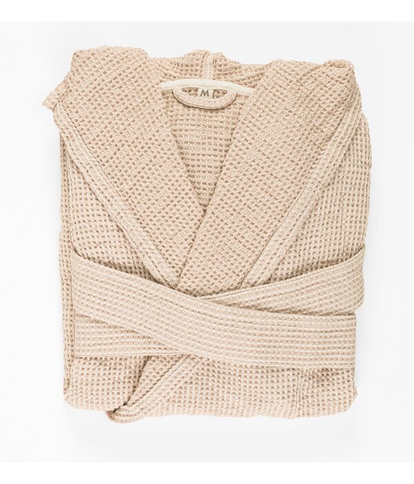 Abyss Habidecor Bees badjas linen (770), 350 gram per m²