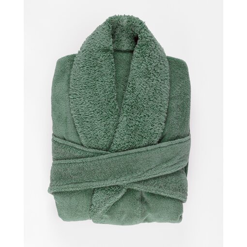 Abyss Habidecor Comfy badjas evergreen (280), 500 gram per m², vanaf