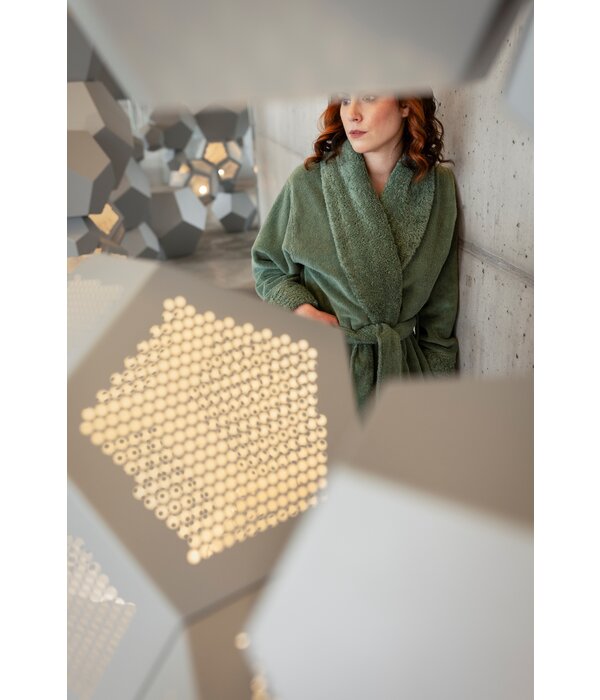 Abyss Habidecor Comfy badjas evergreen (280), 500 gram per m²