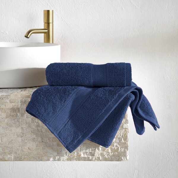 blauwe handdoeken Stephanie blue indigo, vanaf