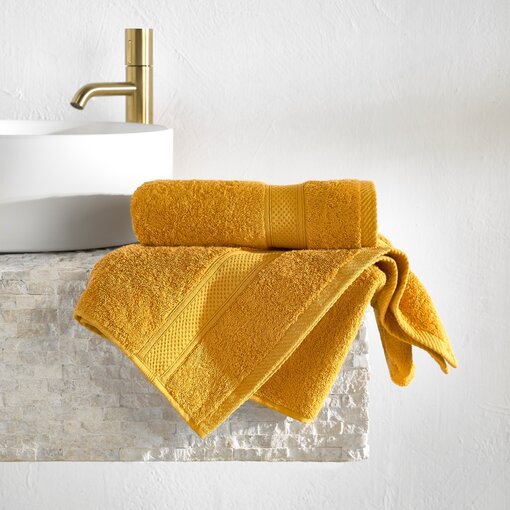De Witte Lietaer gele handdoekenlijn Stephanie golden yellow, vanaf