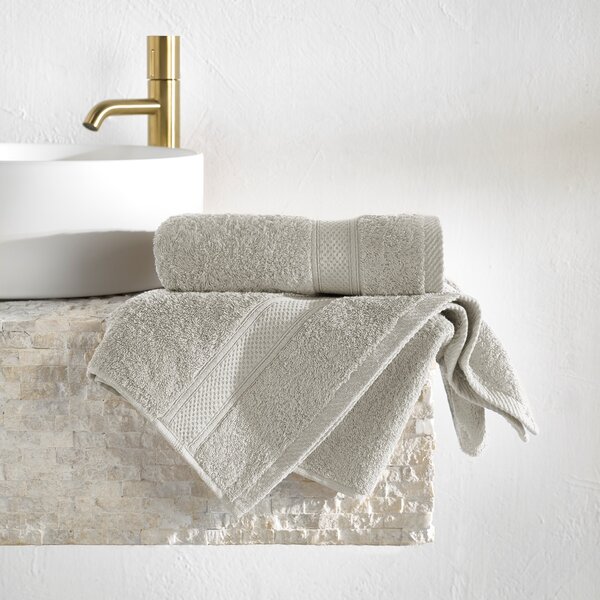zilvergrijze handdoeken Stephanie dove, vanaf