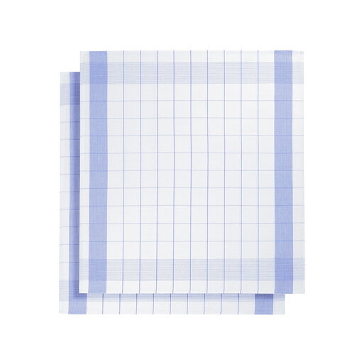 De Witte Lietaer theedoek mixte halflinnen blue