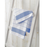 De Witte Lietaer theedoek mixte halflinnen blue