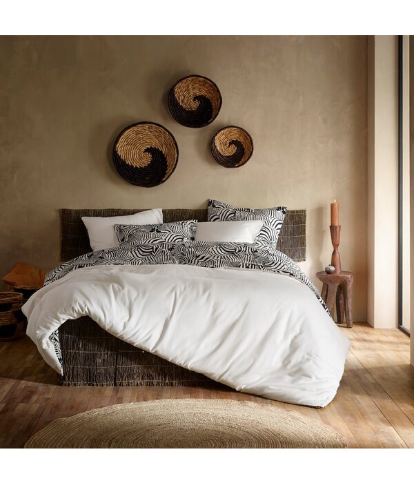 De Witte Lietaer dekbedovertrekset Zebra, eggshell 200TC