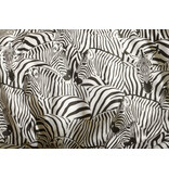 De Witte Lietaer dekbedovertrekset Zebra, eggshell 200TC