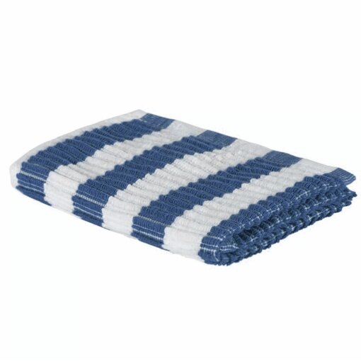 Jorzolino vaatdoek gestreept denim blauw-wit