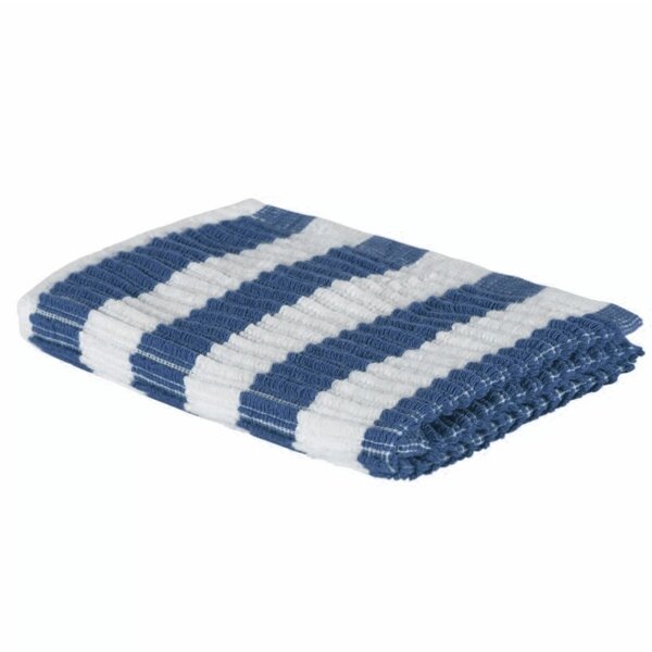vaatdoek gestreept denim blauw-wit