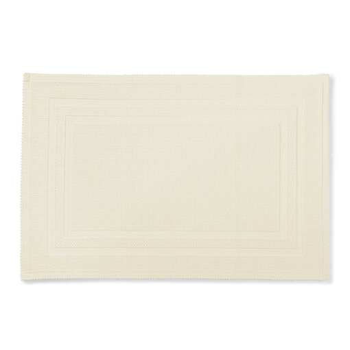 Rhomtuft creme badmat Gala, natur (20), vanaf
