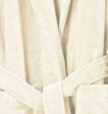 De Witte Lietaer creme kleurige badjas Felicia, ivory maat S