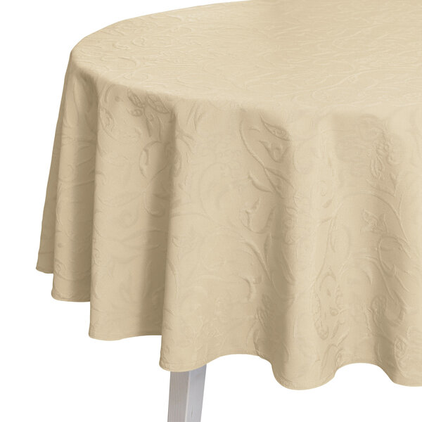Cordoba tafellaken 170 rond kleur sand (S)