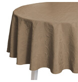 Pichler Cordoba tafellaken 170 rond kleur nougat (N)