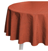 Pichler Cordoba tafellaken 170 rond kleur terracotta (TC)