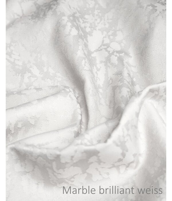 Pichler Tafellaken Marble weiss, 130x220 cm