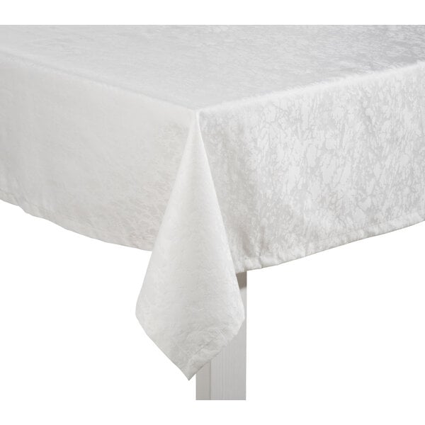Tafellaken Marble weiss, 130x220 cm