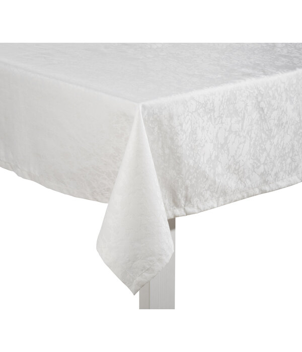Tafellaken Marble weiss, 130x220 cm