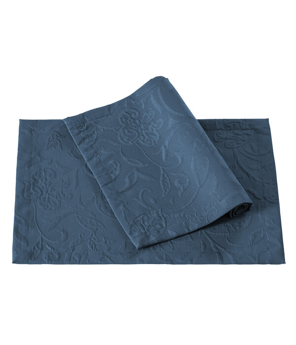 Pichler Cordoba servetten indigo 45x45 cm, per 6