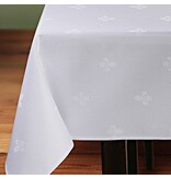 Pichler Franse lelie wit tafellaken 160x300