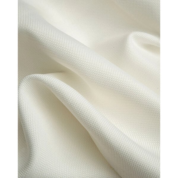 6 warm witte Panama servetten, weiss
