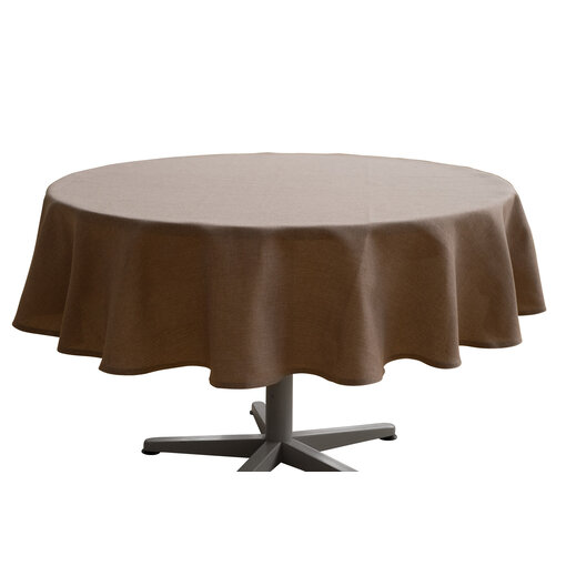 Panama rond tafellaken, 190 cm rond, kleur taupe (TP)