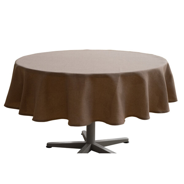 Panama rond tafellaken, 190 cm rond, kleur taupe (TP)