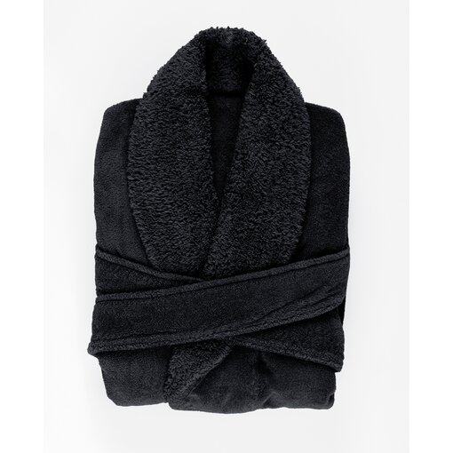Abyss Habidecor Comfy badjas black (990), 500 gram per m², vanaf