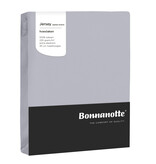 Bonnanotte lichtgrijze strijkvrij jersey hoeslakens double (dubbel)