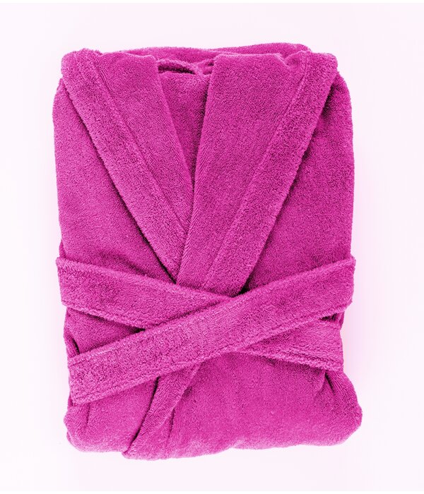 Abyss Habidecor Alex badjas happy pink (570), 500 gram per m²