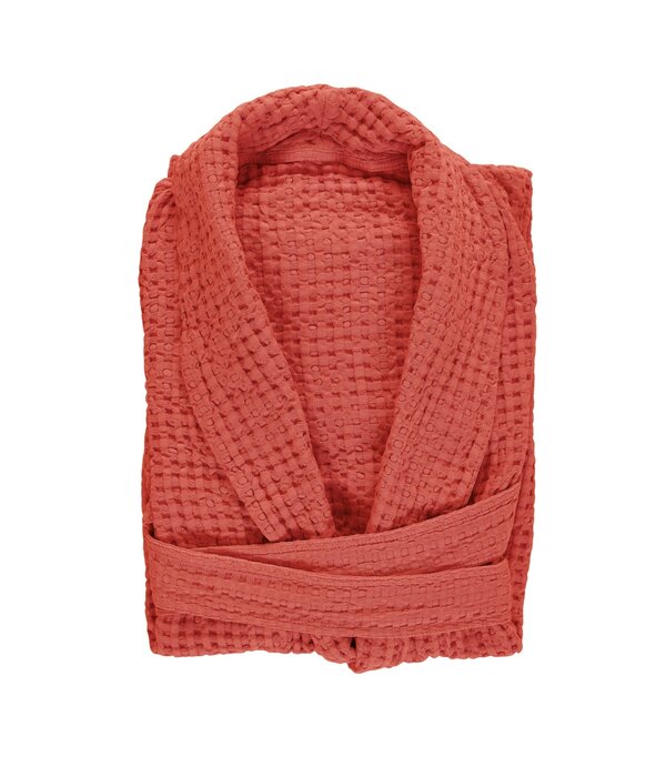 Abyss Habidecor Pousada wafelbadjassen chili (638), 300 gram per m²