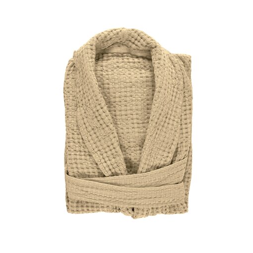 Abyss Habidecor Pousada wafelbadjassen sand (714), 300 gram per m²