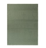 Le Jacquard Français groene, 100% linnen glazendoek Cristal green