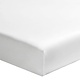 topper hoeslaken 90x200 wit 200TC, matras tot 10 cm hoog