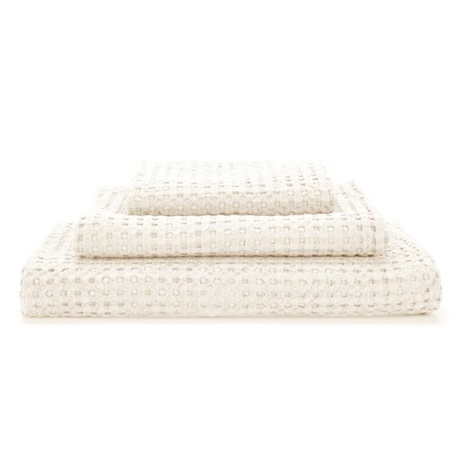 Abyss Habidecor Pousada ivory wafel badgoed (103), 300 gram per m², vanaf